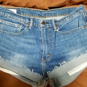 Levi denim shorts